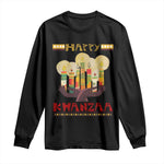 African American Xmas Happy Kwanzaa Long Sleeve Shirt