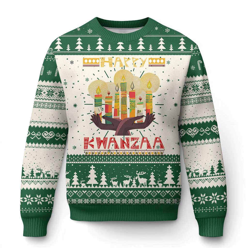 African American Xmas Happy Kwanzaa Ugly Christmas Sweater