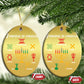 African American Xmas 7 Principles Of Kwanzaa Christmas Ornament