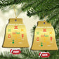 African American Xmas 7 Principles Of Kwanzaa Christmas Ornament