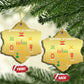 African American Xmas 7 Principles Of Kwanzaa Christmas Ornament
