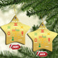 African American Xmas 7 Principles Of Kwanzaa Christmas Ornament