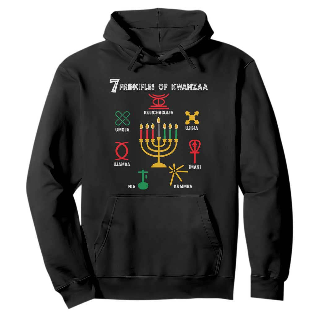 African American Xmas 7 Principles Of Kwanzaa Hoodie
