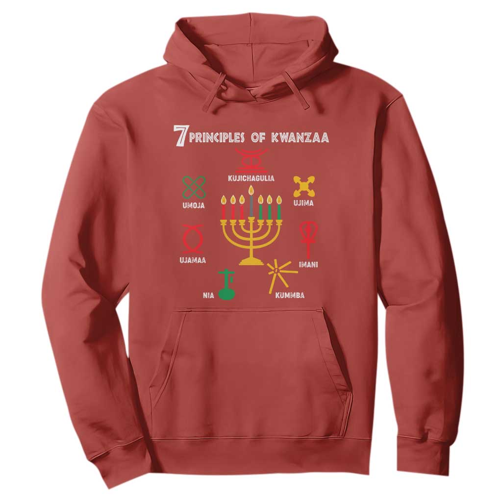 African American Xmas 7 Principles Of Kwanzaa Hoodie