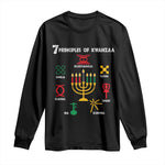 African American Xmas 7 Principles Of Kwanzaa Long Sleeve Shirt