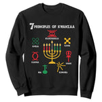African American Xmas 7 Principles Of Kwanzaa Sweatshirt
