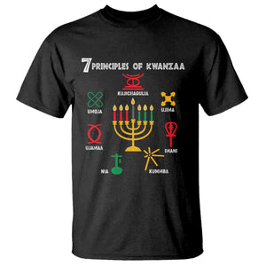 African American Xmas 7 Principles Of Kwanzaa T Shirt