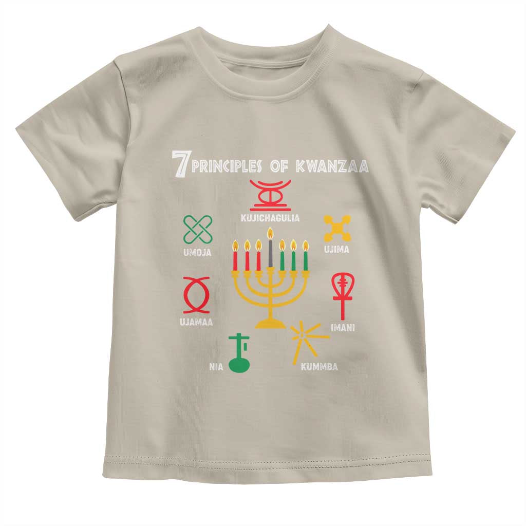 African American Xmas 7 Principles Of Kwanzaa Toddler T Shirt