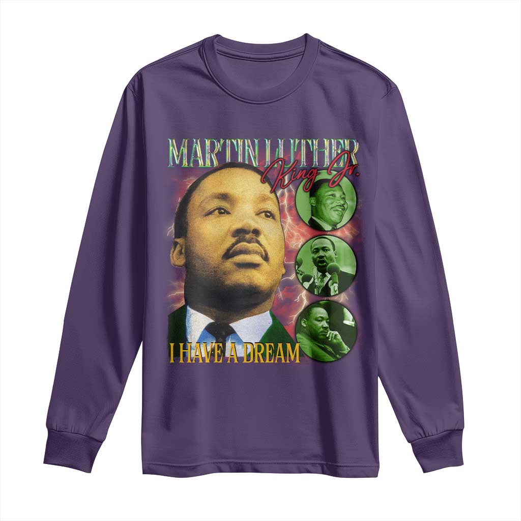 Martin Luther King Jr Long Sleeve Shirt I Have A Dream Black History MLK Day