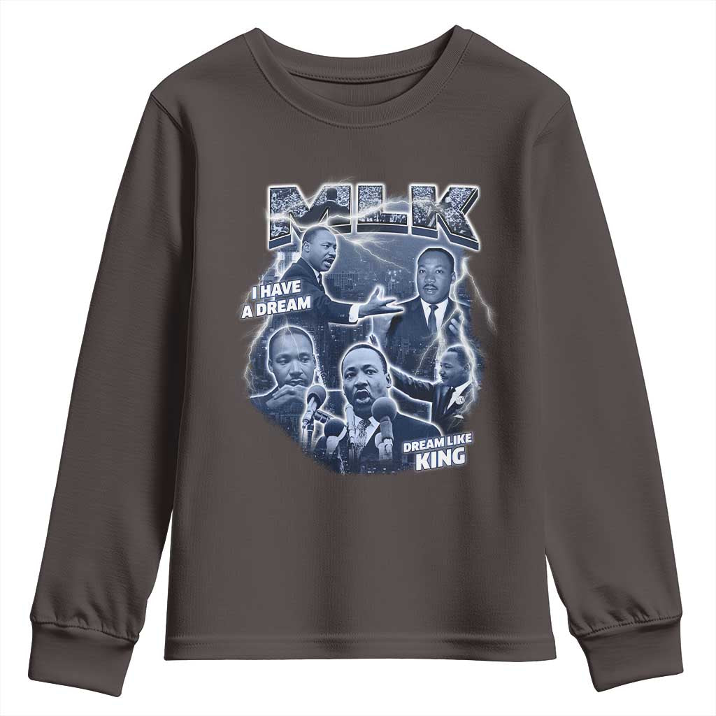 Martin Luther King Jr Youth Sweatshirt I Have A Dream Like King Black History MLK Day
