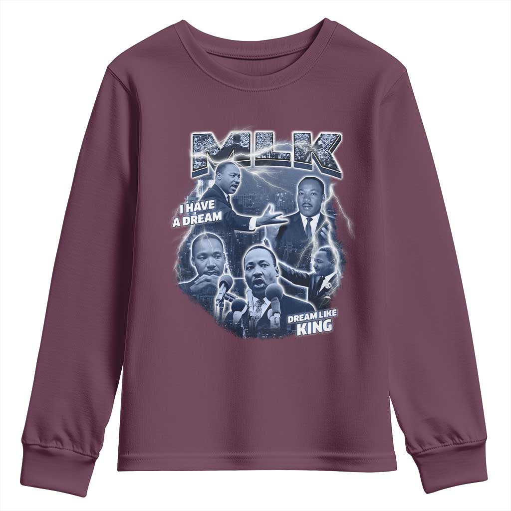 Martin Luther King Jr Youth Sweatshirt I Have A Dream Like King Black History MLK Day