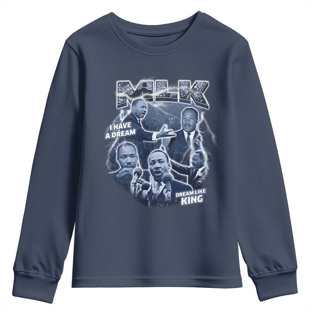 Martin Luther King Jr Youth Sweatshirt I Have A Dream Like King Black History MLK Day