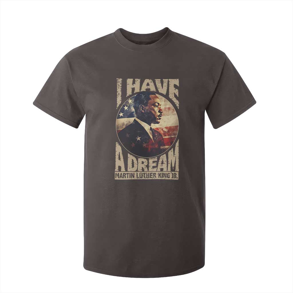 Martin Luther King Jr T Shirt For Kid I Have A Dream American Flag Black History MLK Day