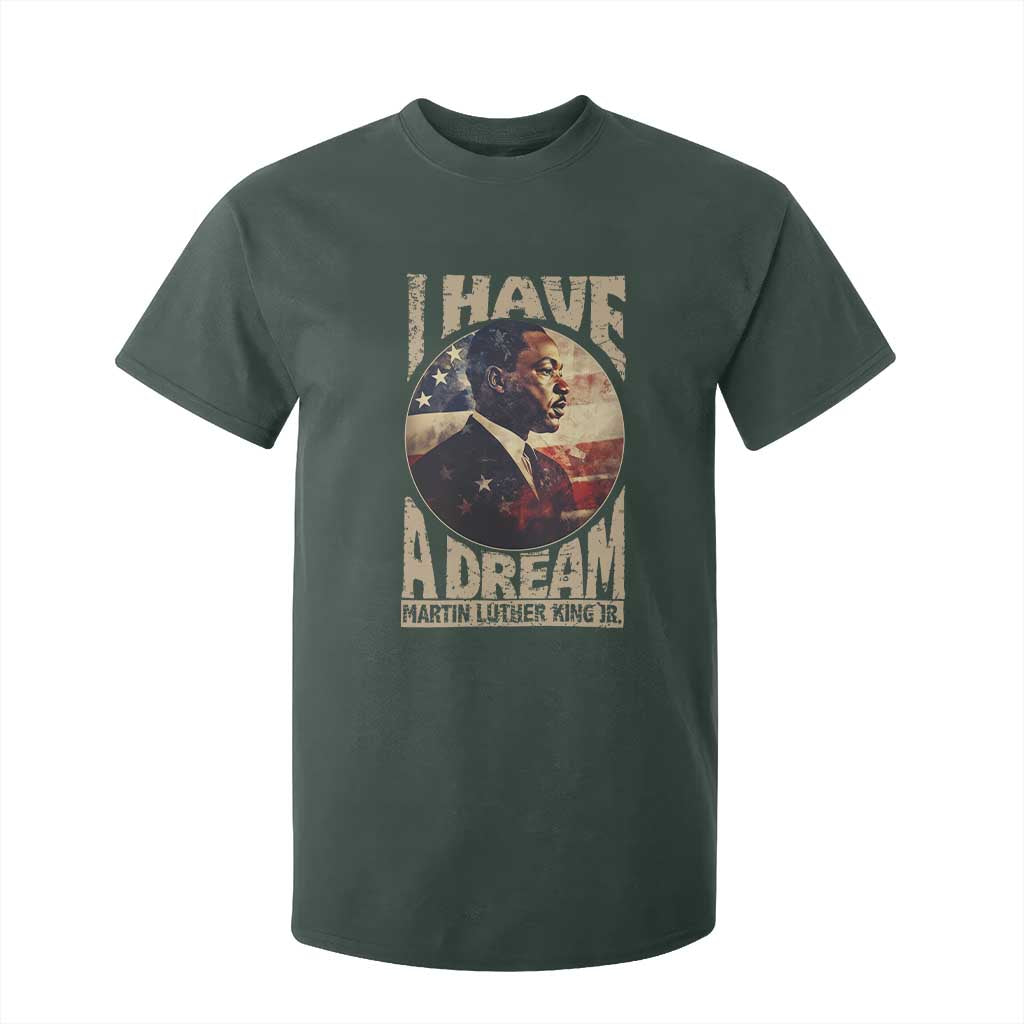Martin Luther King Jr T Shirt For Kid I Have A Dream American Flag Black History MLK Day