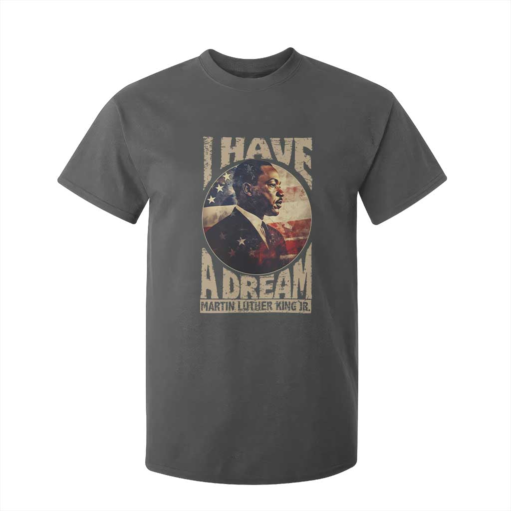 Martin Luther King Jr T Shirt For Kid I Have A Dream American Flag Black History MLK Day