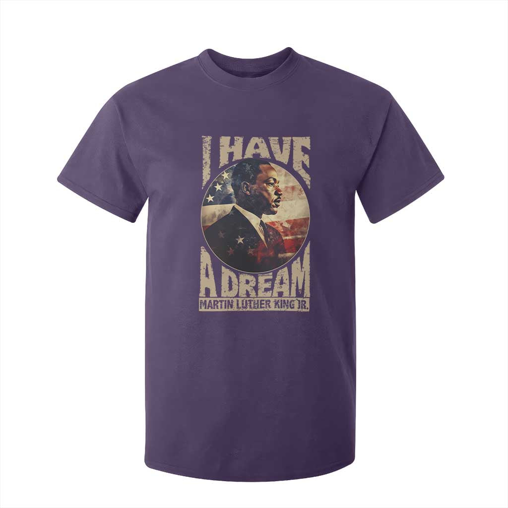 Martin Luther King Jr T Shirt For Kid I Have A Dream American Flag Black History MLK Day