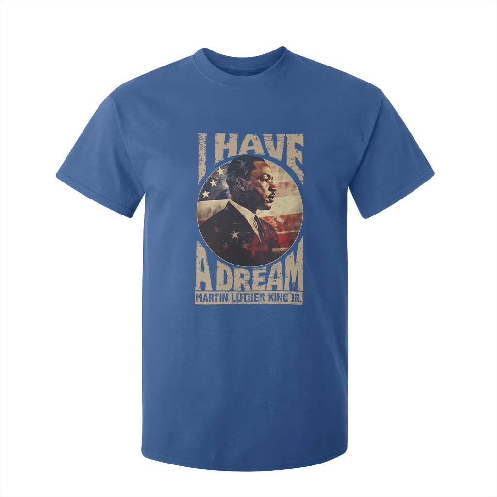 Martin Luther King Jr T Shirt For Kid I Have A Dream American Flag Black History MLK Day