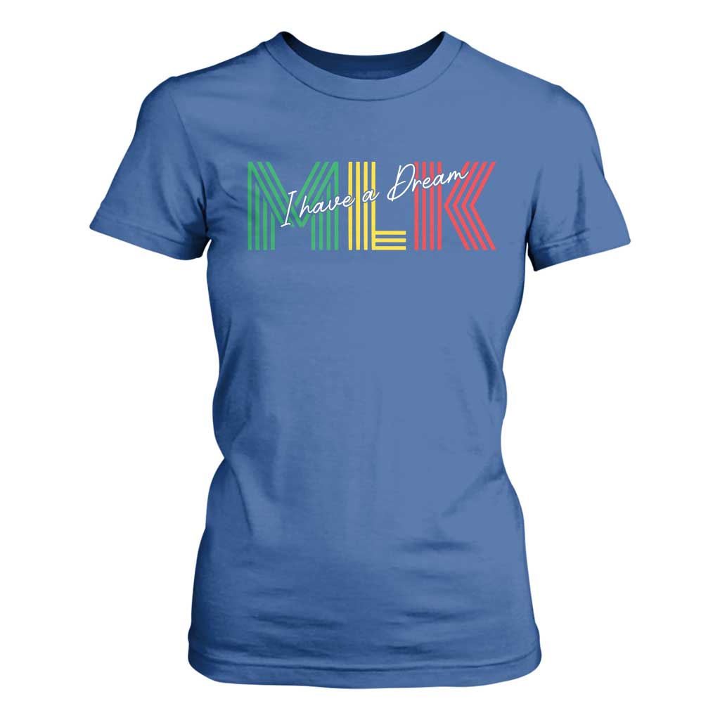Martin Luther King Jr Day T Shirt For Women I Have A Dream Black History MLK