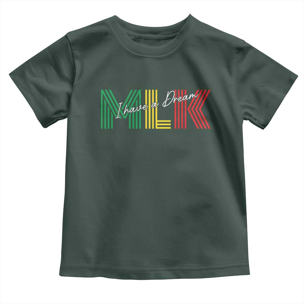Martin Luther King Jr Day Toddler T Shirt I Have A Dream Black History MLK