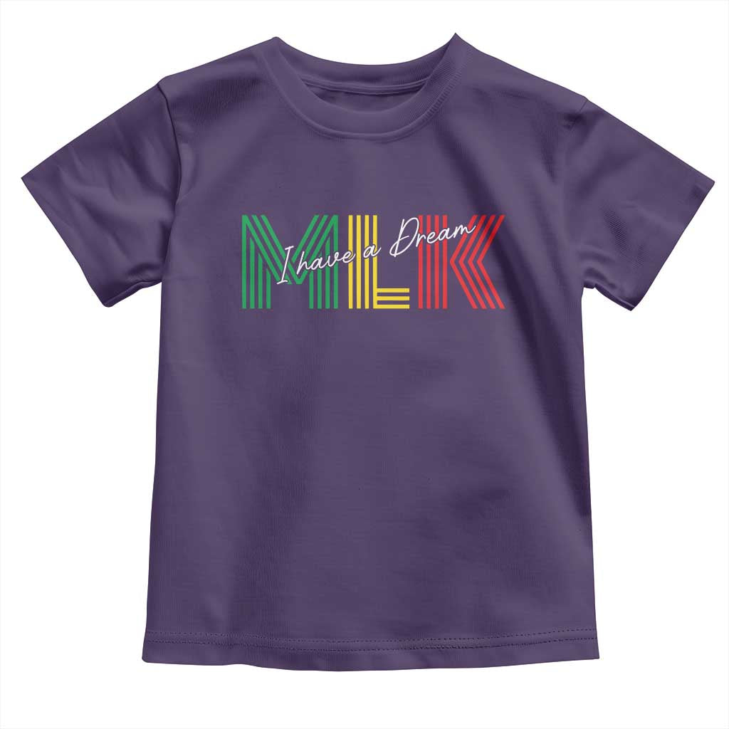 Martin Luther King Jr Day Toddler T Shirt I Have A Dream Black History MLK