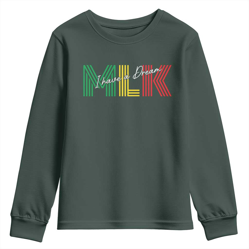 Martin Luther King Jr Day Youth Sweatshirt I Have A Dream Black History MLK