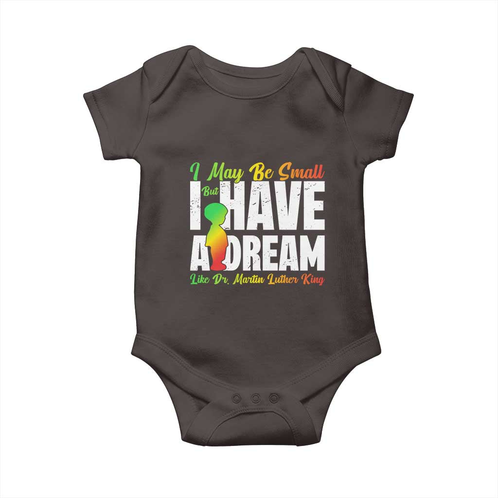 Martin Luther King Jr Baby Onesie I May Be Small But I Have A Dream Like King
