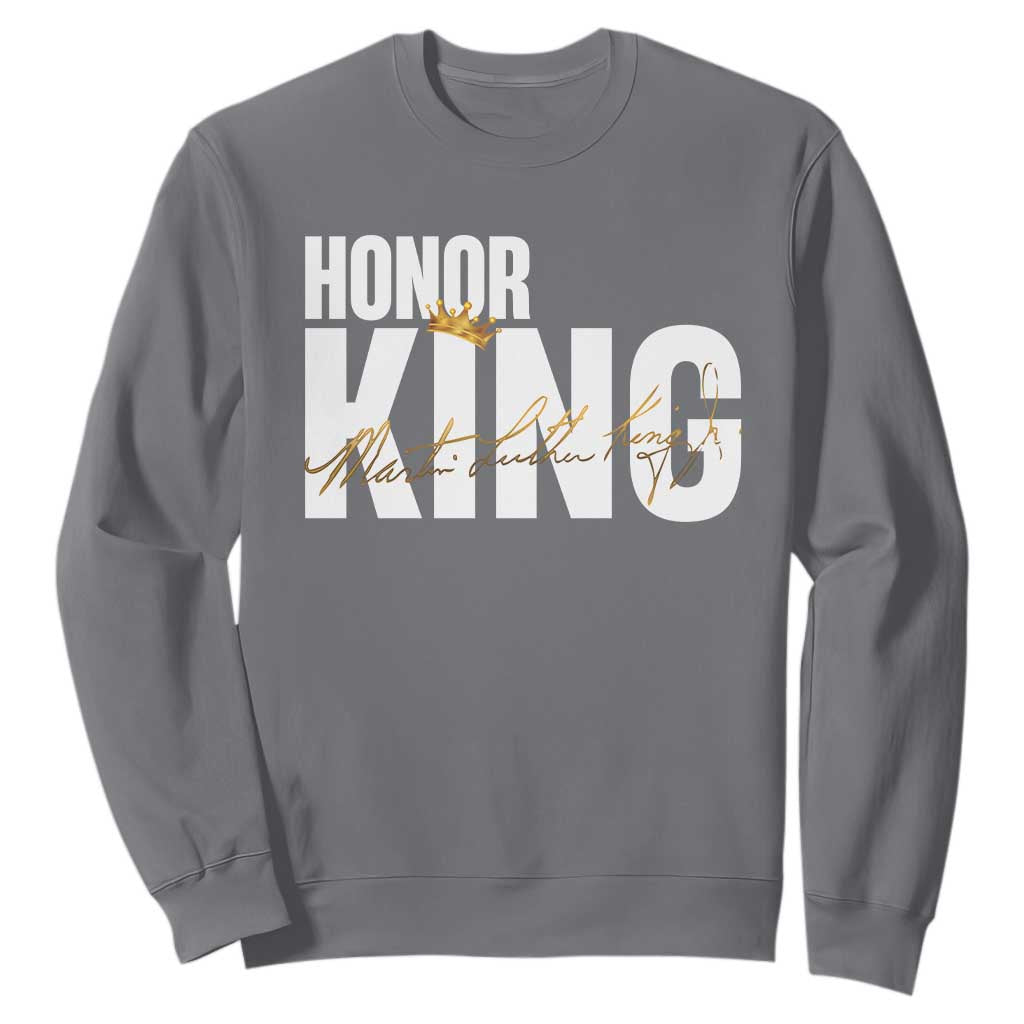 Martin Luther King Jr Day Sweatshirt Honoring The King MLK