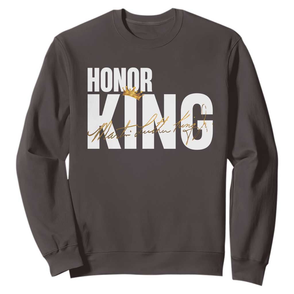 Martin Luther King Jr Day Sweatshirt Honoring The King MLK