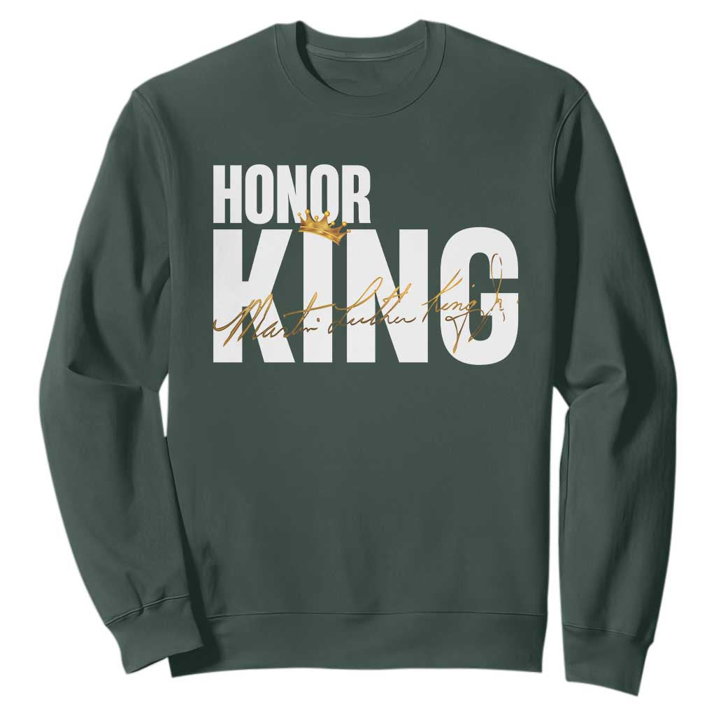 Martin Luther King Jr Day Sweatshirt Honoring The King MLK