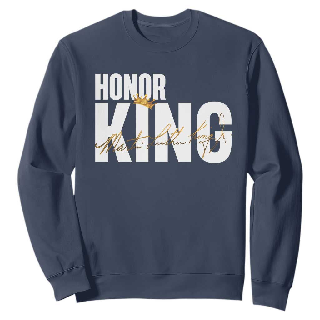 Martin Luther King Jr Day Sweatshirt Honoring The King MLK
