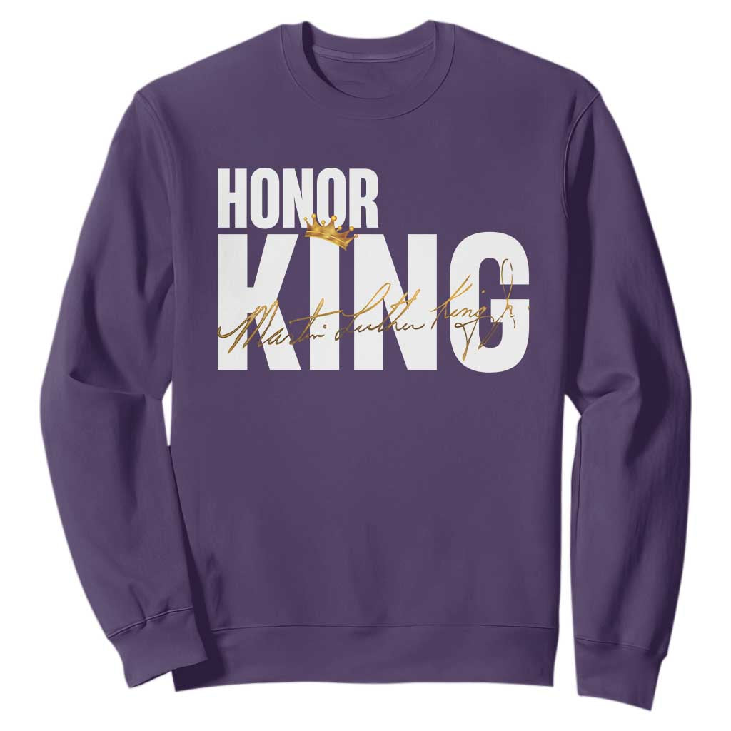 Martin Luther King Jr Day Sweatshirt Honoring The King MLK