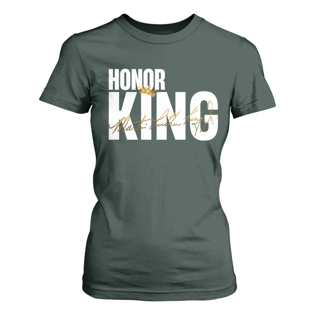 Martin Luther King Jr Day T Shirt For Women Honoring The King MLK