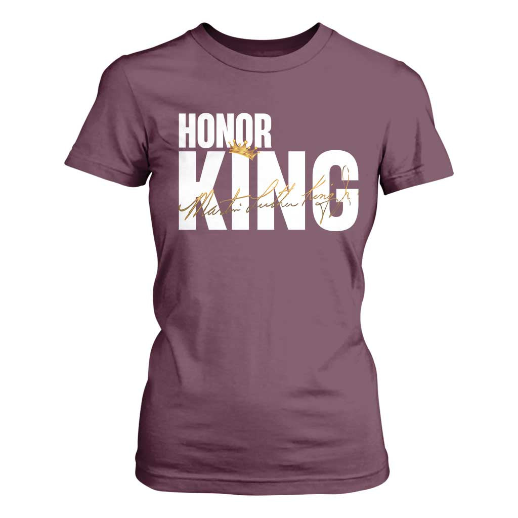 Martin Luther King Jr Day T Shirt For Women Honoring The King MLK