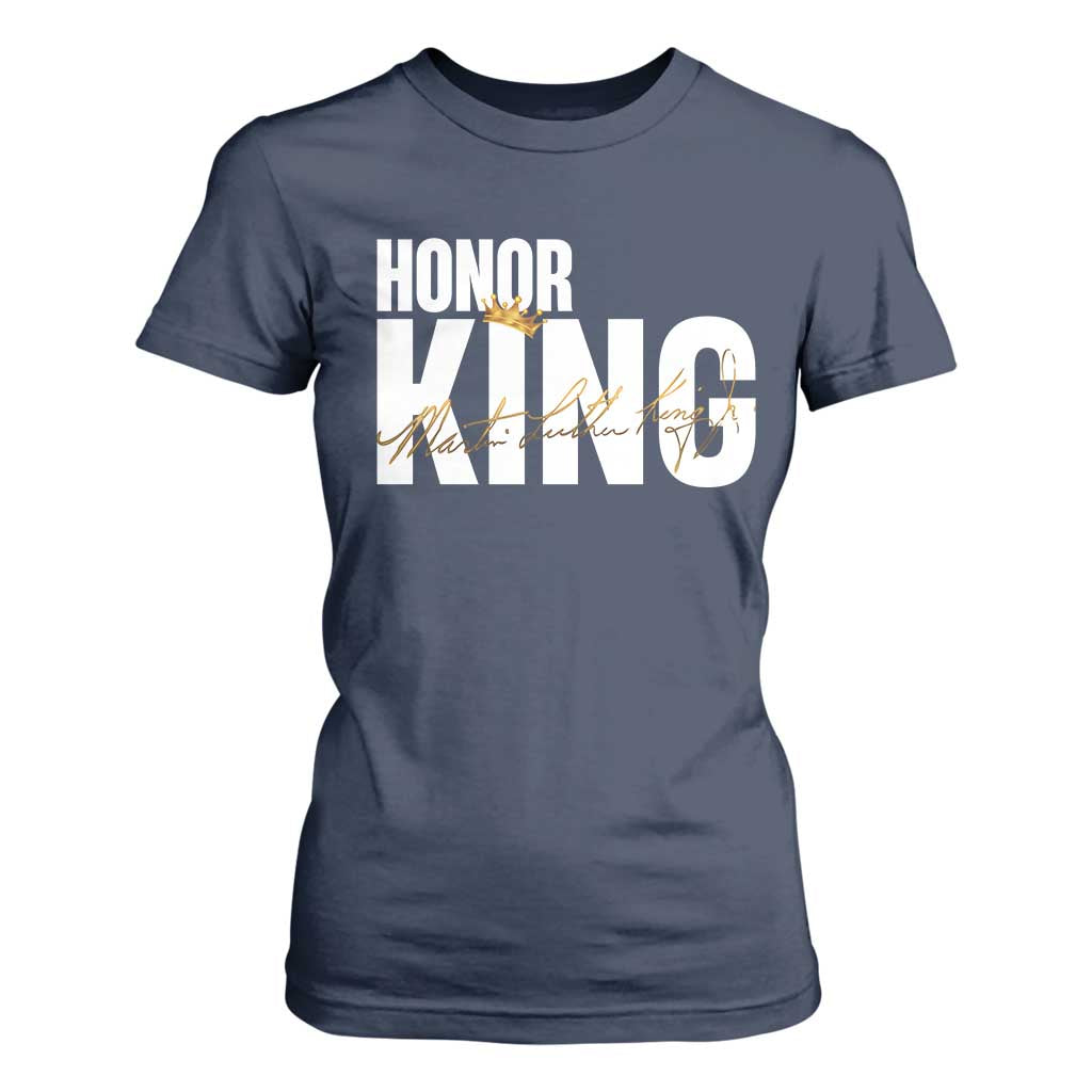 Martin Luther King Jr Day T Shirt For Women Honoring The King MLK