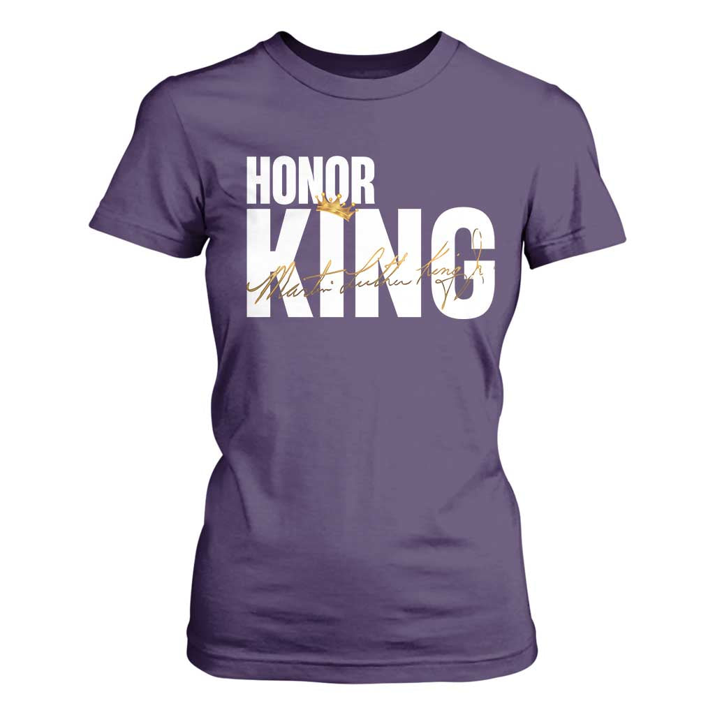 Martin Luther King Jr Day T Shirt For Women Honoring The King MLK