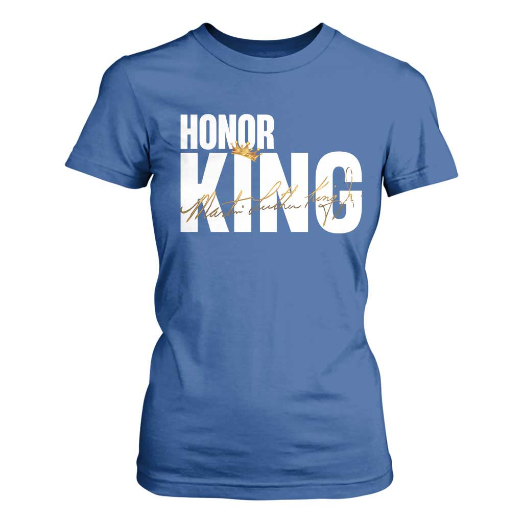 Martin Luther King Jr Day T Shirt For Women Honoring The King MLK