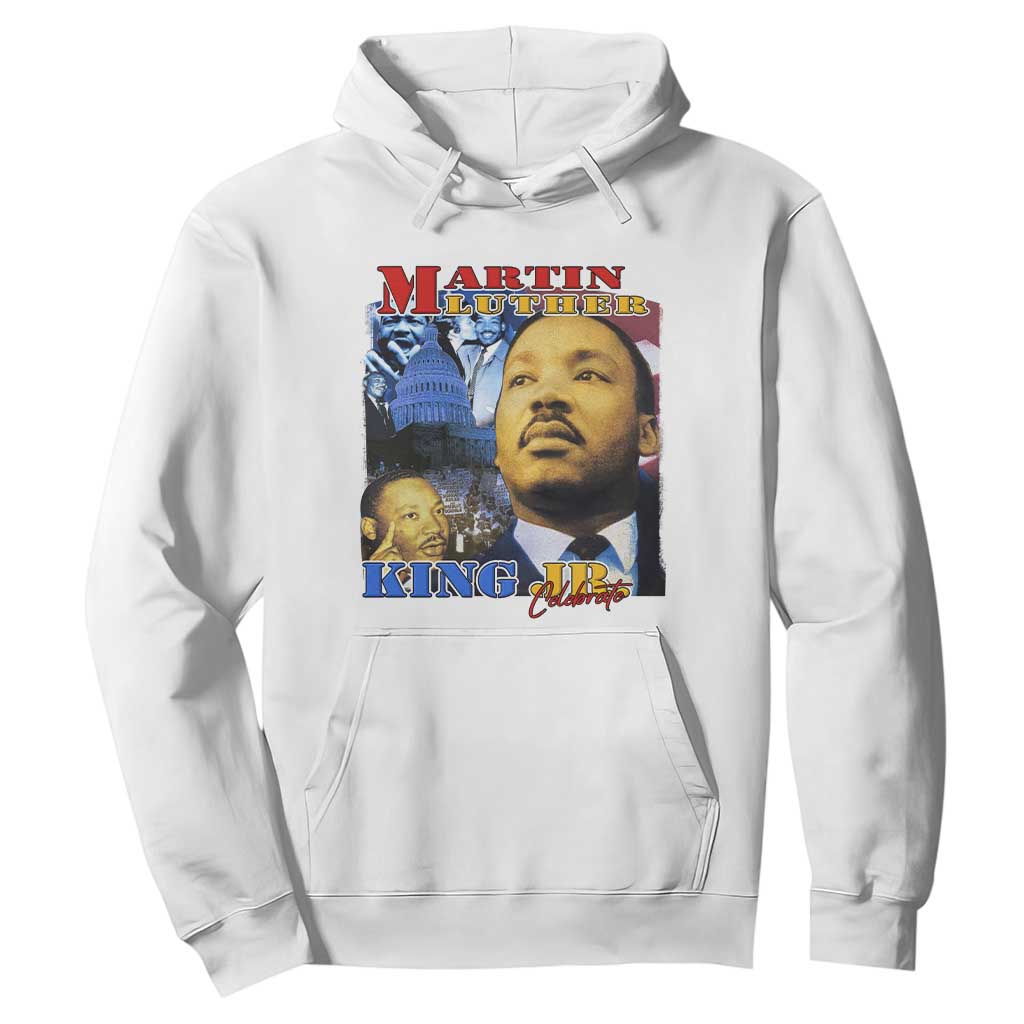 Martin Luther King Jr Hoodie His Dream Is My Dream American Flag Black History MLK Day