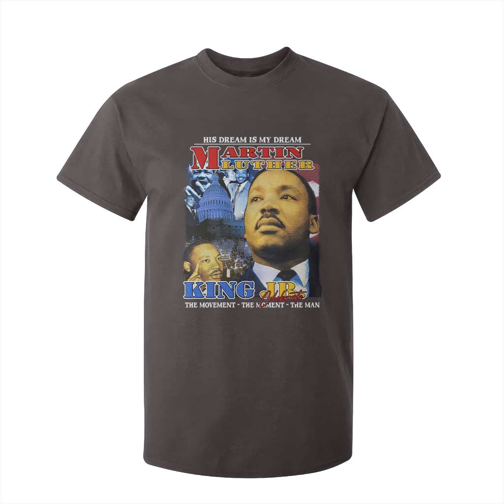 Martin Luther King Jr T Shirt For Kid His Dream Is My Dream American Flag Black History MLK Day