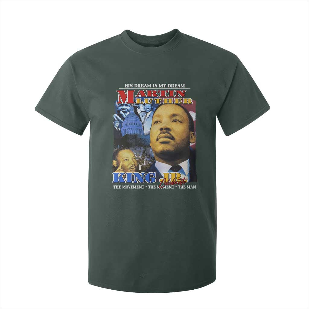 Martin Luther King Jr T Shirt For Kid His Dream Is My Dream American Flag Black History MLK Day