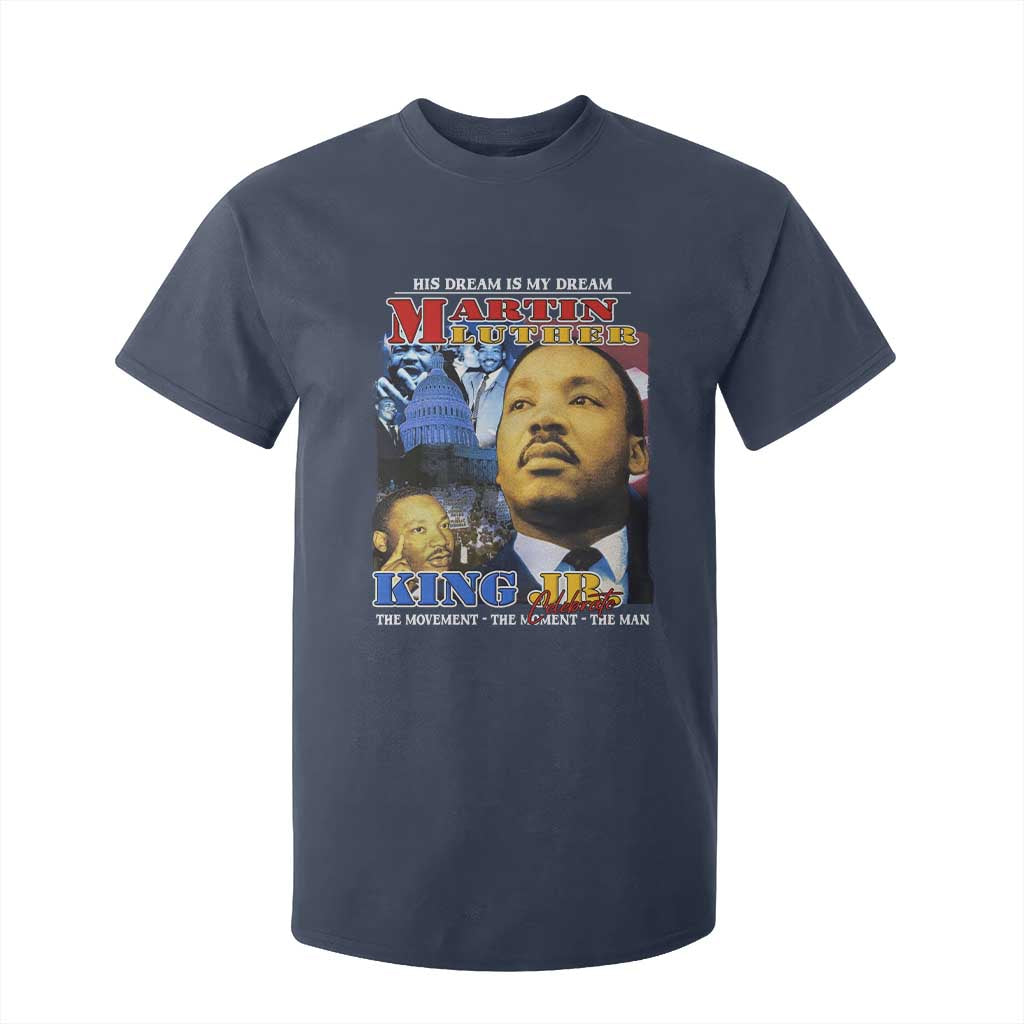 Martin Luther King Jr T Shirt For Kid His Dream Is My Dream American Flag Black History MLK Day