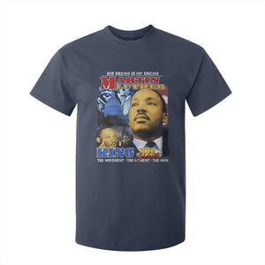 Martin Luther King Jr T Shirt For Kid His Dream Is My Dream American Flag Black History MLK Day