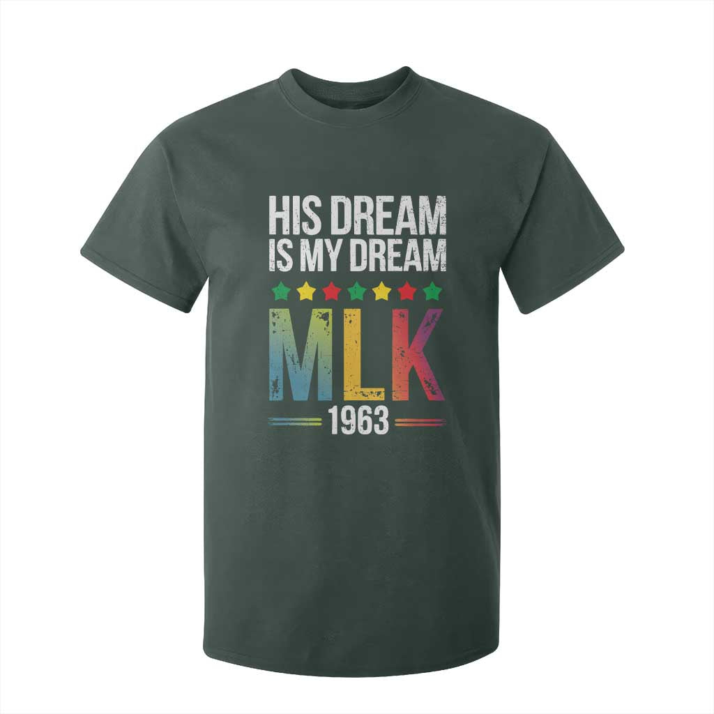 Martin Luther King Jr T Shirt For Kid His Dream Is My Dream 1963 Black History Pride