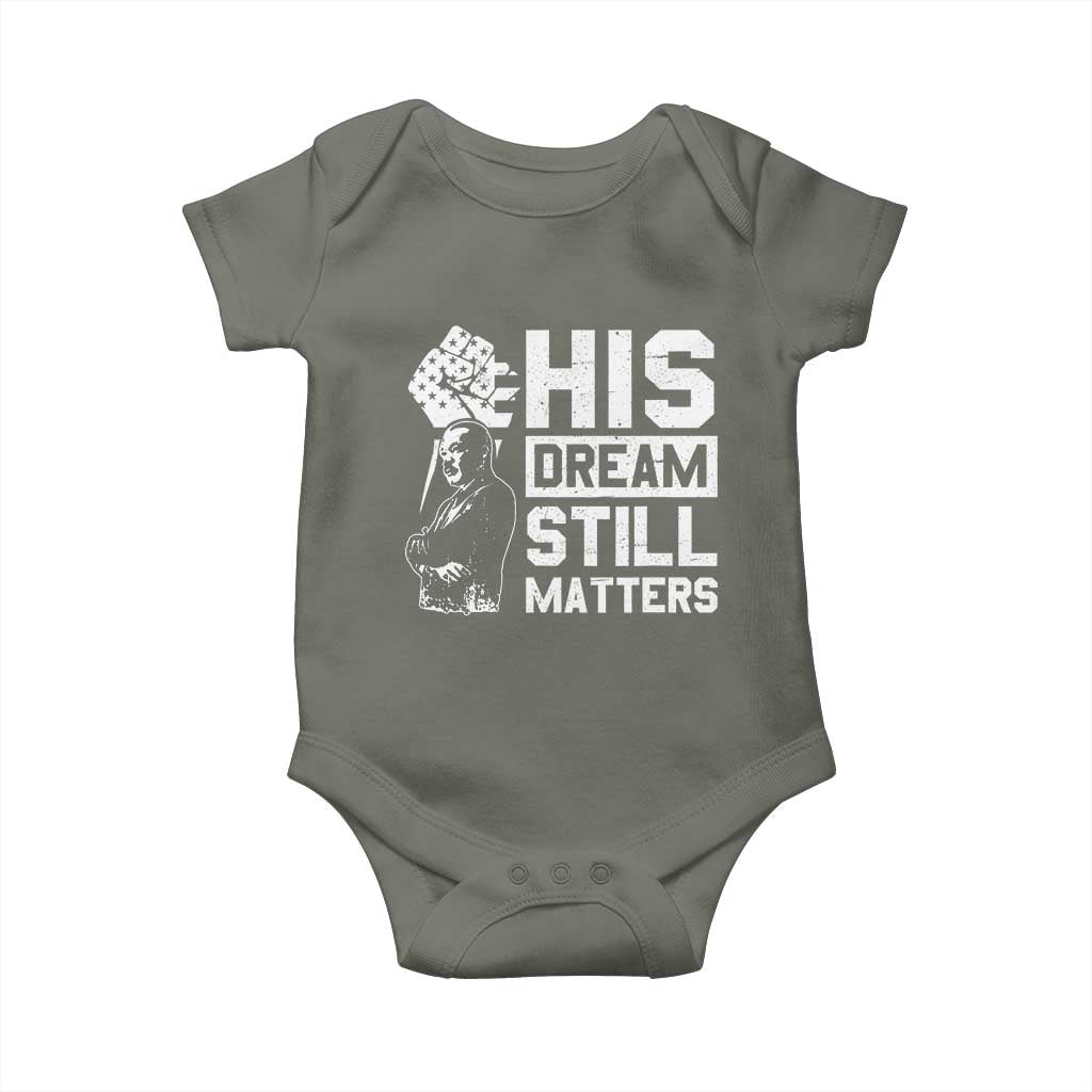 Martin Luther King Jr Baby Onesie His Dream Still Matters MLK