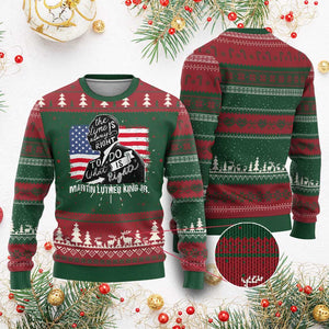 Martin Luther King Jr Ugly Christmas Sweater The Time Is Always Right To Do What Is Right