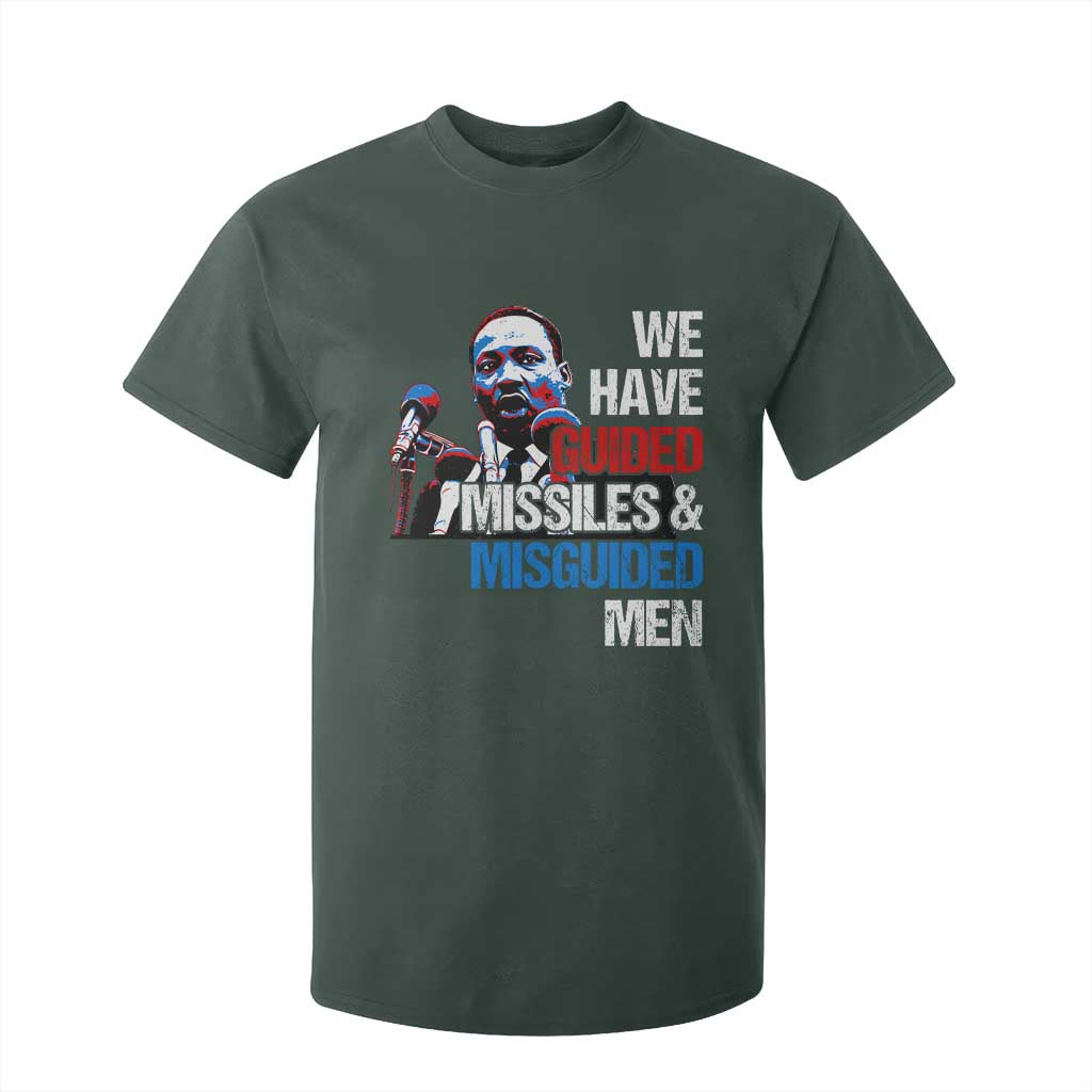 Martin Luther King Jr T Shirt For Kid We Have Guided Missiles And Misguided Men MLK