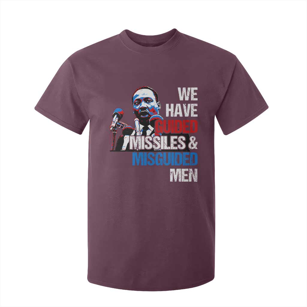 Martin Luther King Jr T Shirt For Kid We Have Guided Missiles And Misguided Men MLK