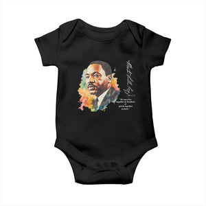 Martin Luther King Jr Baby Onesie We Must Live Together As Brothers Or Perish Together As Fools MLK