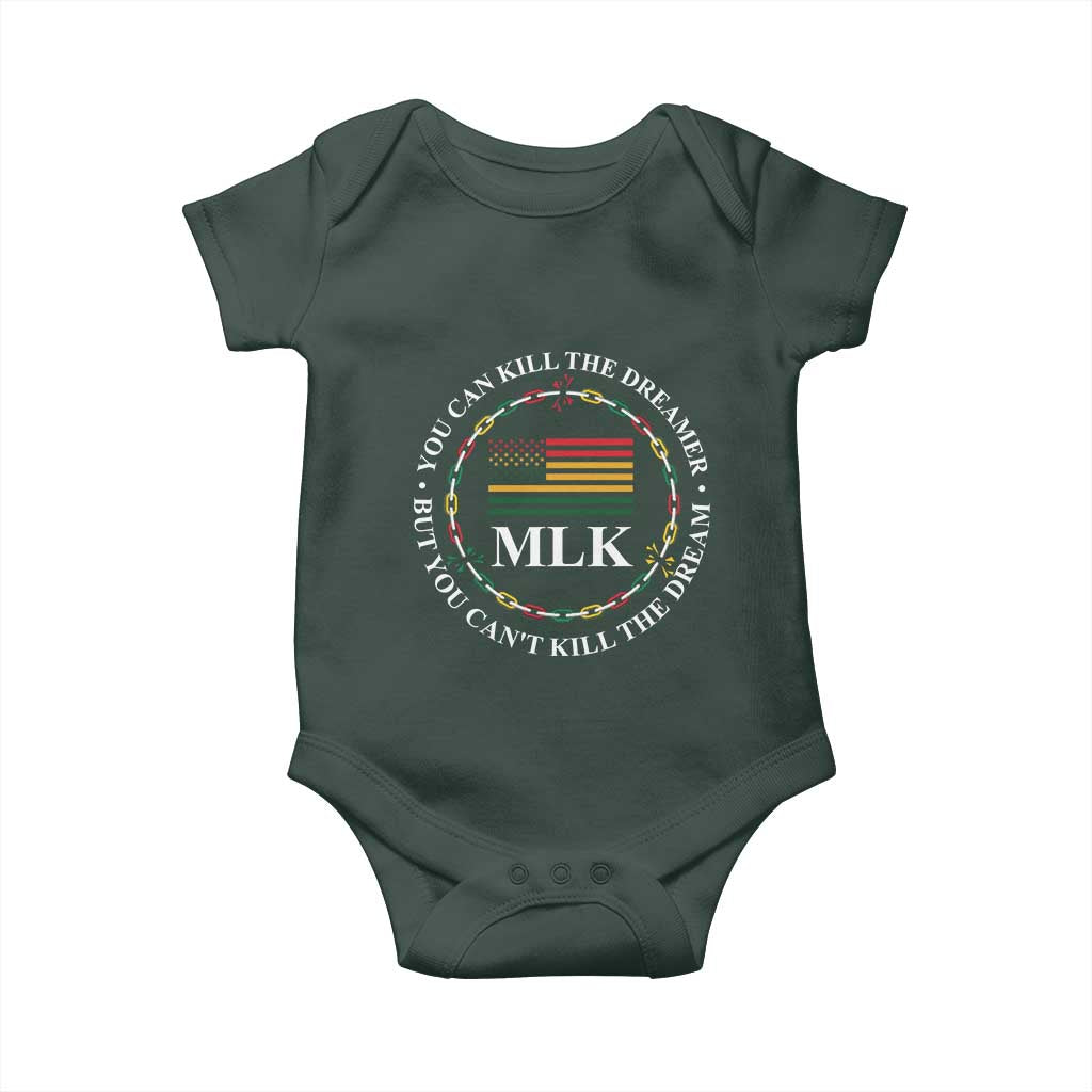 Martin Luther King Jr Baby Onesie You Can Kill The Dreamer But You Can't Kill The Dream MLK