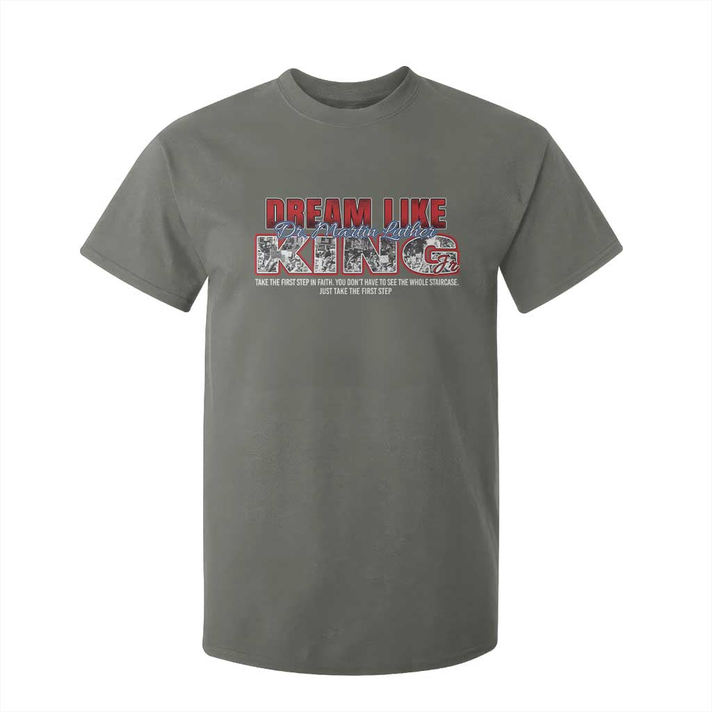 Martin Luther King Jr T Shirt For Kid Just Take The First Step MLK Day