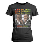 Malcolm X Martin Luther King Jr T Shirt For Women Choose Your Weapon No Matter What The Choice